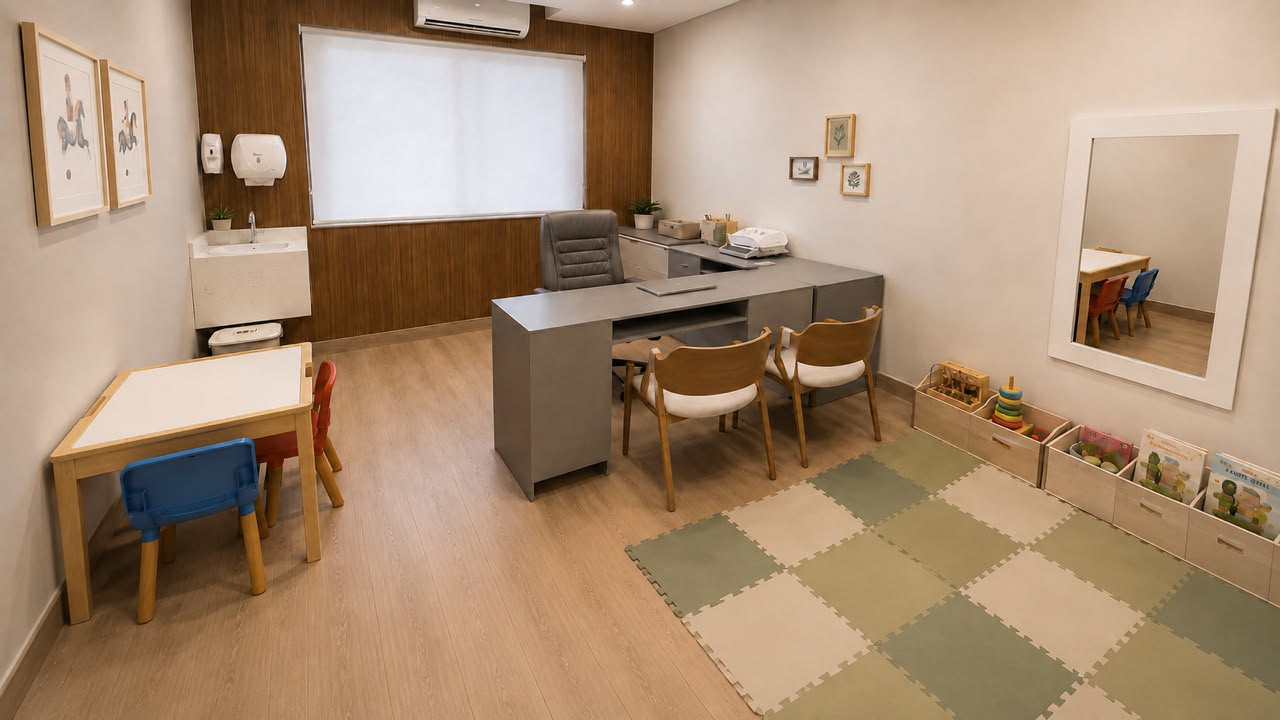 Consultório infantil da Clínica Saúde Agora