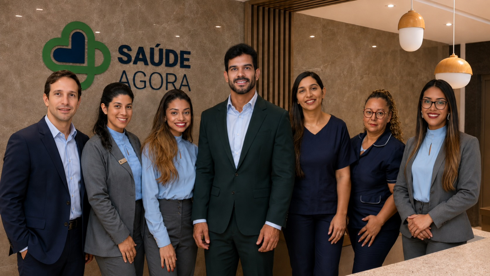 Equipe da Clínica Saúde Agora